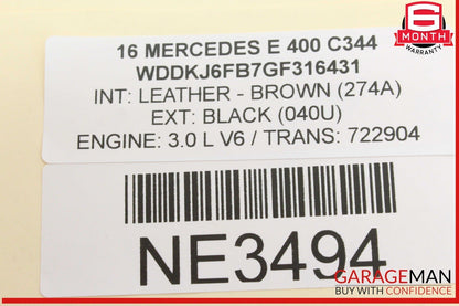 10-18 Mercedes W212 E400 CLS400 Front Left and Right Side Brake Calipers OEM