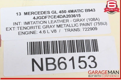 12-20 Mercedes X166 GL450 SL550 E550 CLS550 Upper Oil Pan Section 2780140200 OEM
