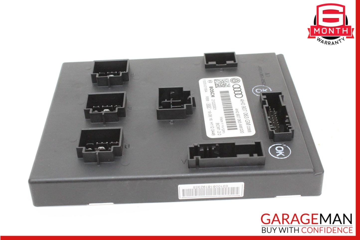 2012-2018 Audi A6 A7 On Board Supply Body Control Module 4H0907063GM OEM
