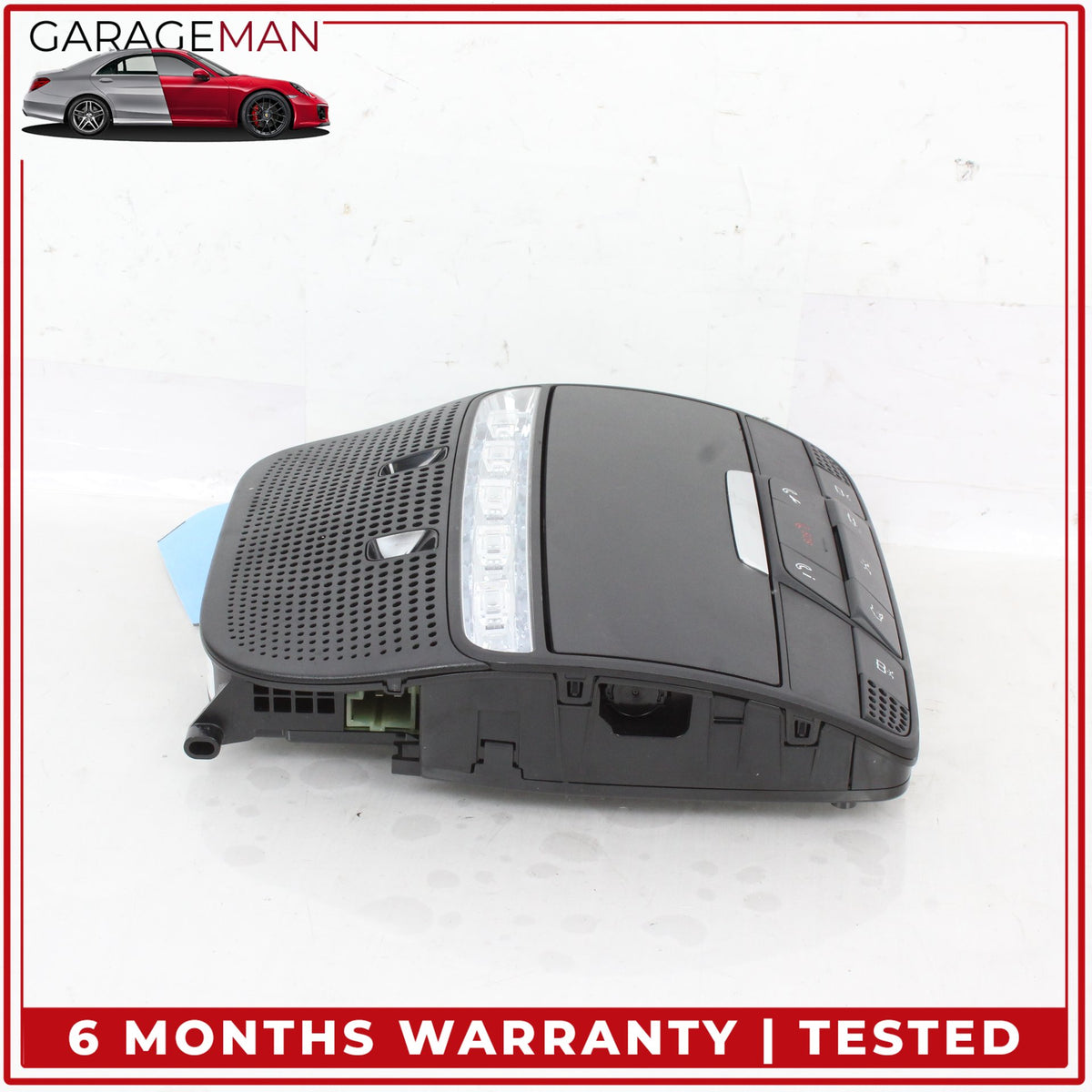 2015-2019 Mercedes X253 GLC300 Overhead Dome Light Lamp Black 0009008807 OEM