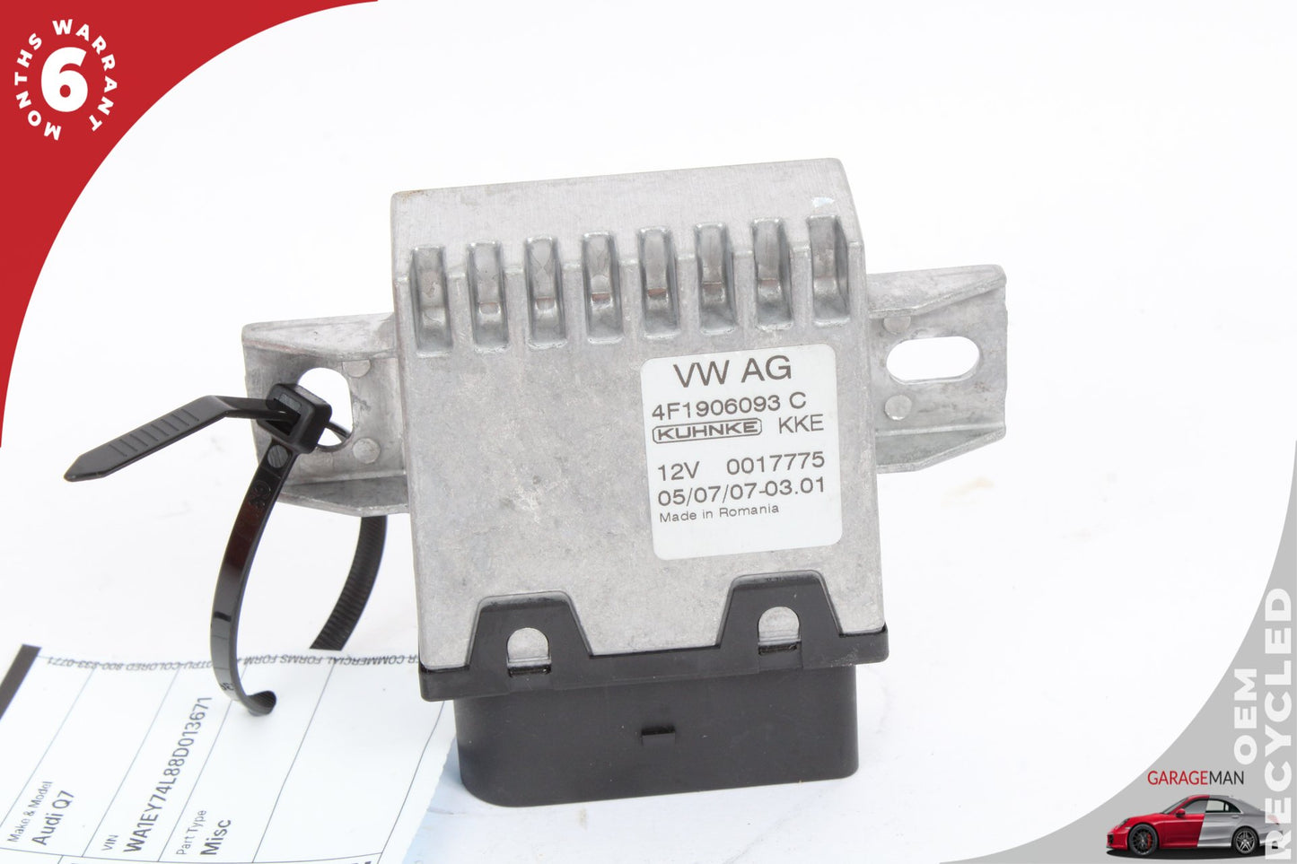 2007-2015 Audi Q7 Fuel Pump Control Module 4F1906093C OEM