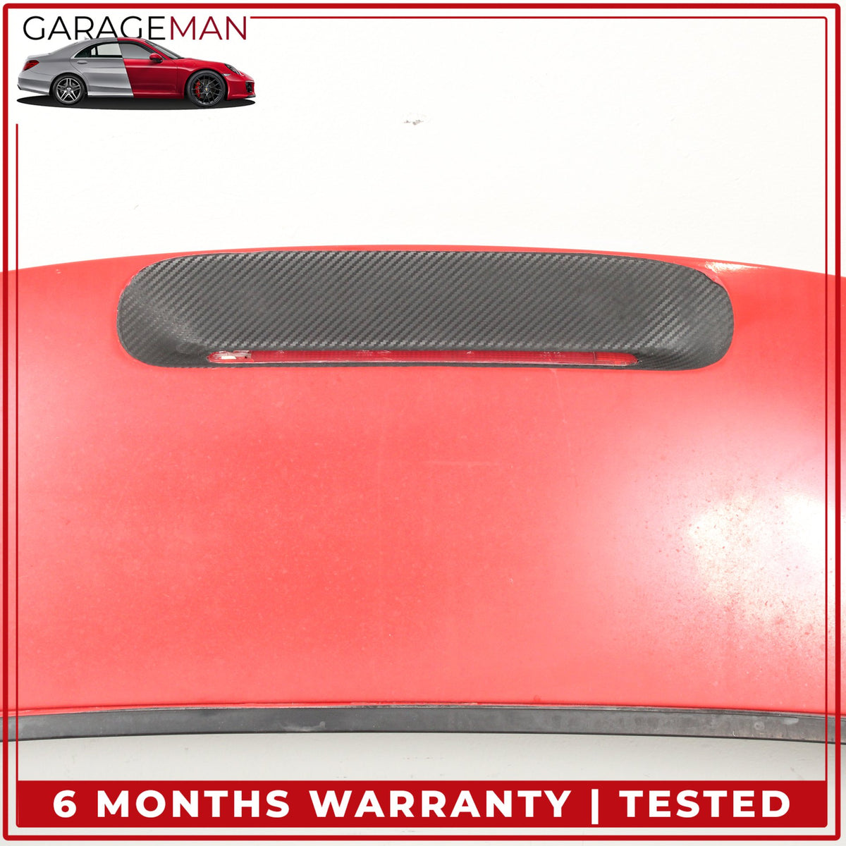 1999-2005 Porsche 911 996 Convertible Soft Top Rear Deck Tonneau Cover Red OEM