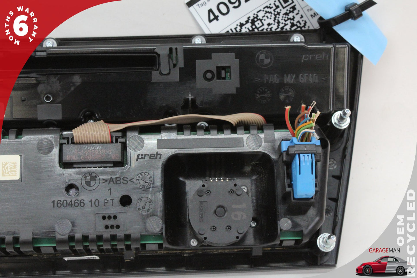 2009-2012 BMW 750i Front AC Temperature Climate Control Switch Panel 9229821 OEM