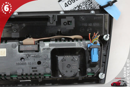 2009-2012 BMW 750i Front AC Temperature Climate Control Switch Panel 9229821 OEM