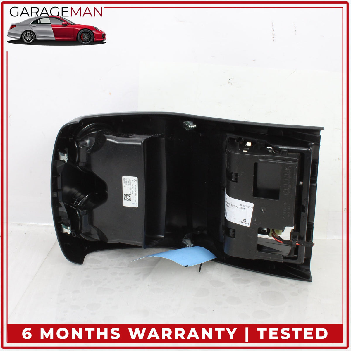 2016-2021 Mercedes X253 GLC300 Rear Center Console A/C Air Vent Trim Black OEM