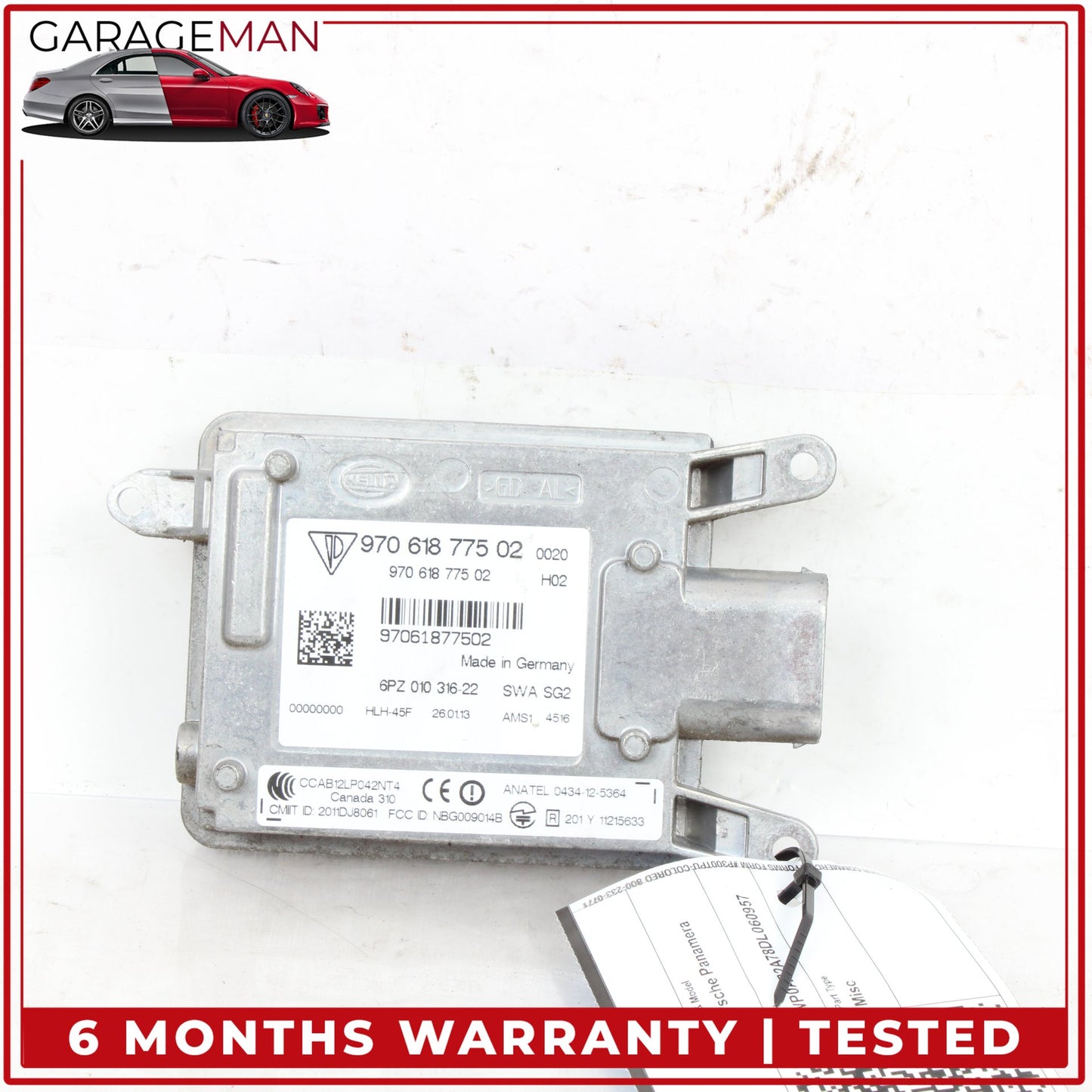 2010-2013 Porsche Panamera 970 Rear Right Side Blind Spot Sensor Module OEM