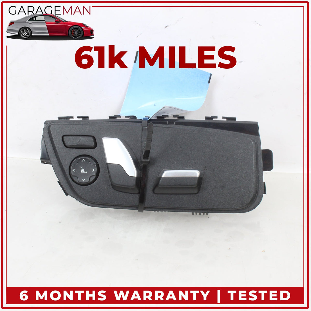 2017-2023 BMW 530e Front Right Side Seat Adjustment Control Switch 9384914 OEM