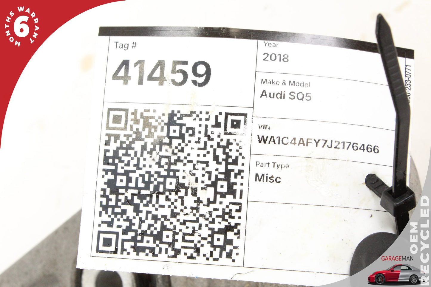 2018-2025 Audi SQ5 Q5 Front Right Side Lower Forward Control Arm 80A407156 OEM