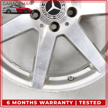 2012-2015 Mercedes W204 C250 Rear 7 Spoke Wheel Rim 8.5JX18H2ET54 2044019902 OEM
