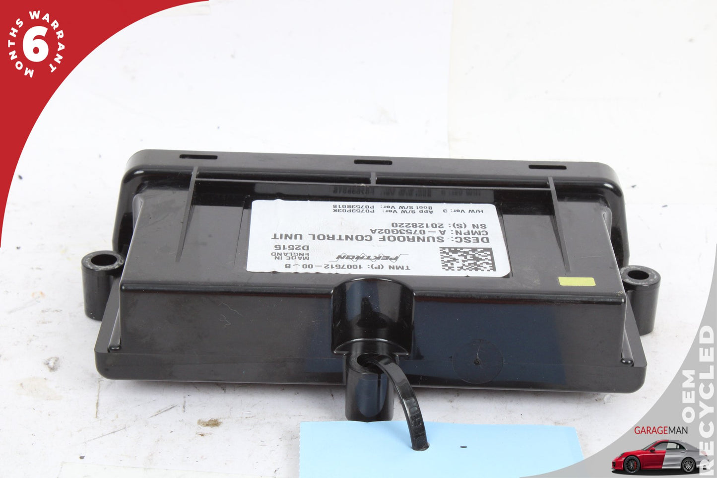 2012-2020 Tesla Model S 85D Sunroof Control Module Unit 100751200B OEM