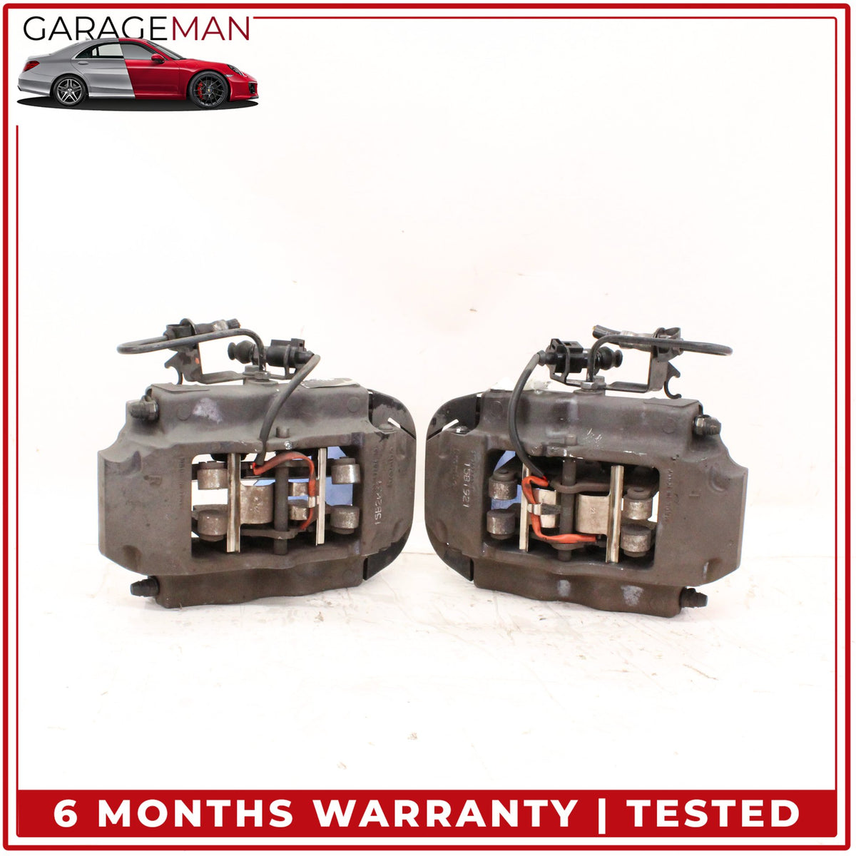 2003-2015 Audi Q7 Porsche Cayenne Rear Left and Right Side Brake Caliper Set OEM