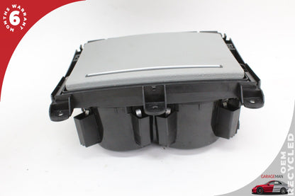 2012-2018 Audi A6 C7 Front Center Console Dual Cup Holder Gray 4G0862534 OEM