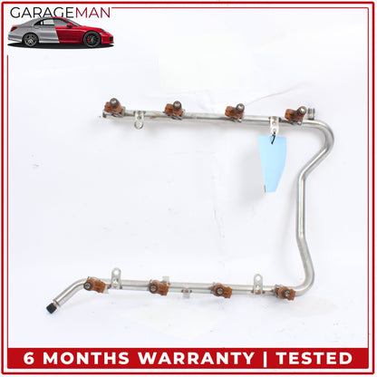 1998-2006 Mercedes W220 S430 CLK430 Fuel Rail Line w/ Injectors 1130700595 OEM