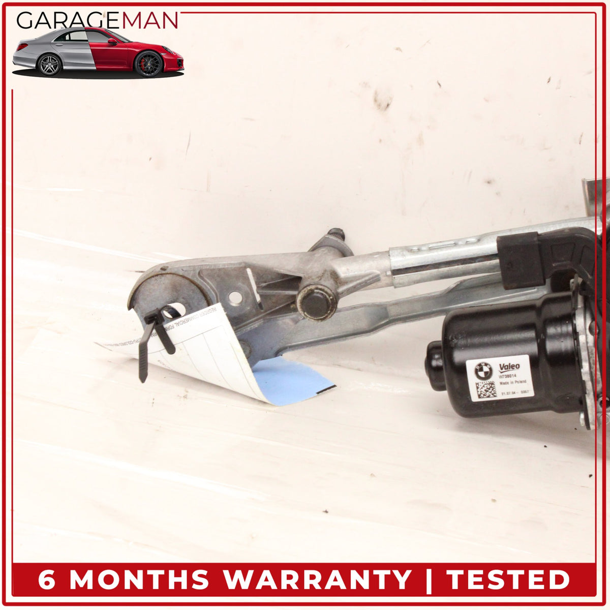 2019-2026 BMW Z4 G29 Front Windshield Wiper Linkage w/ Motor 5A32F47 OEM