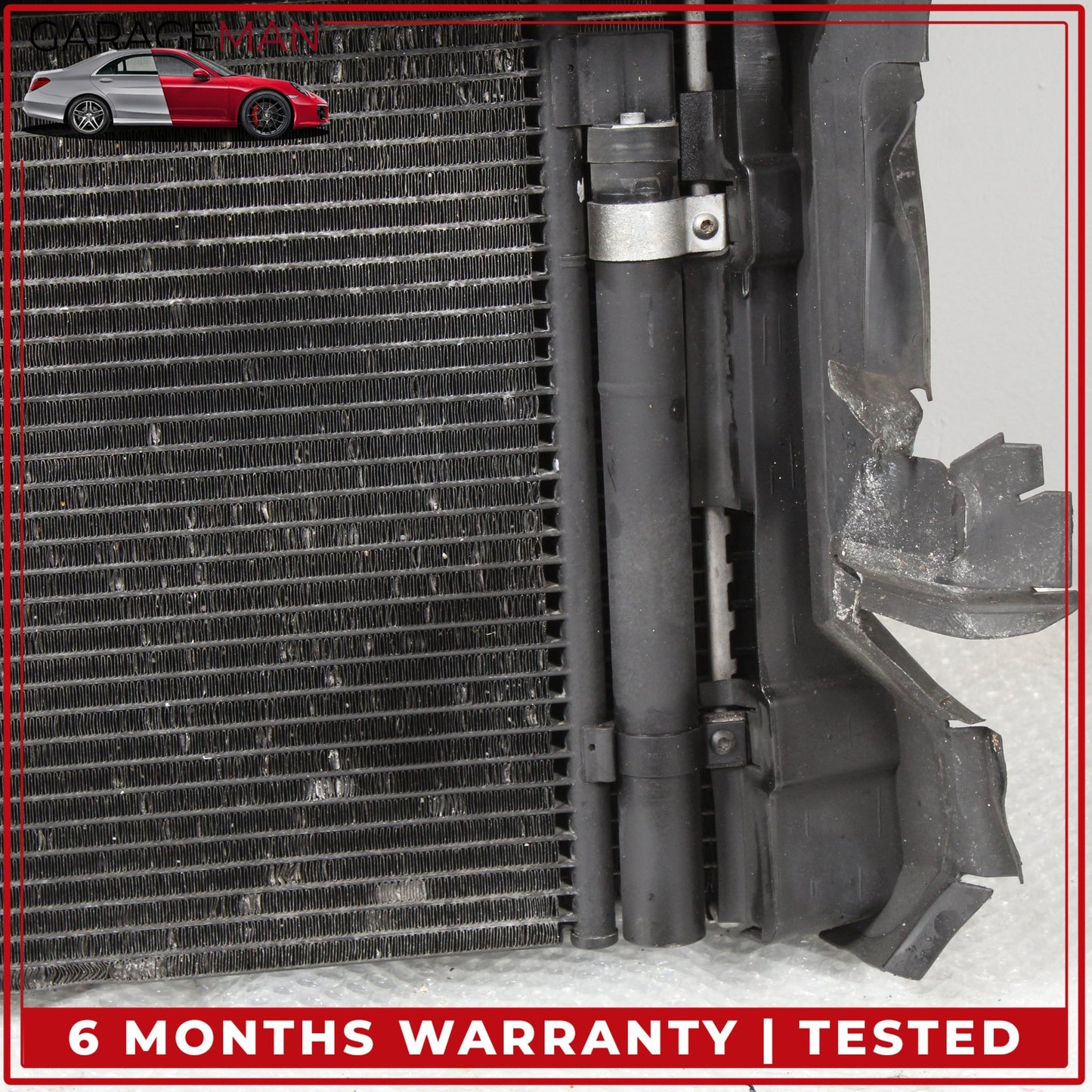 2009-2016 Audi A4 Radiator w/ Radiator Cooling Fan Assembly 8K0121003AD