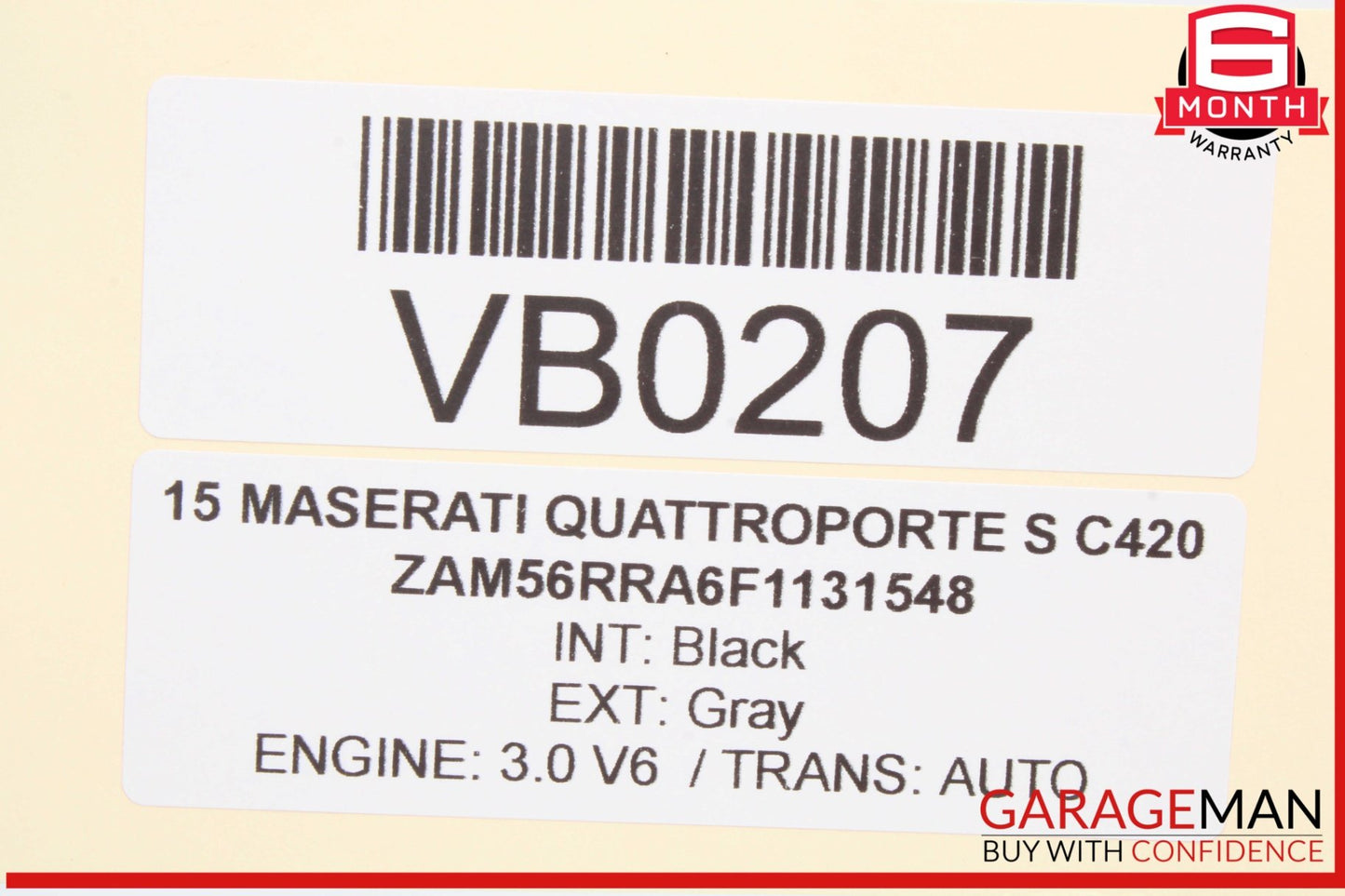 14-17 Maserati Quattroporte Headlight Control Module Unit 89089352 OEM