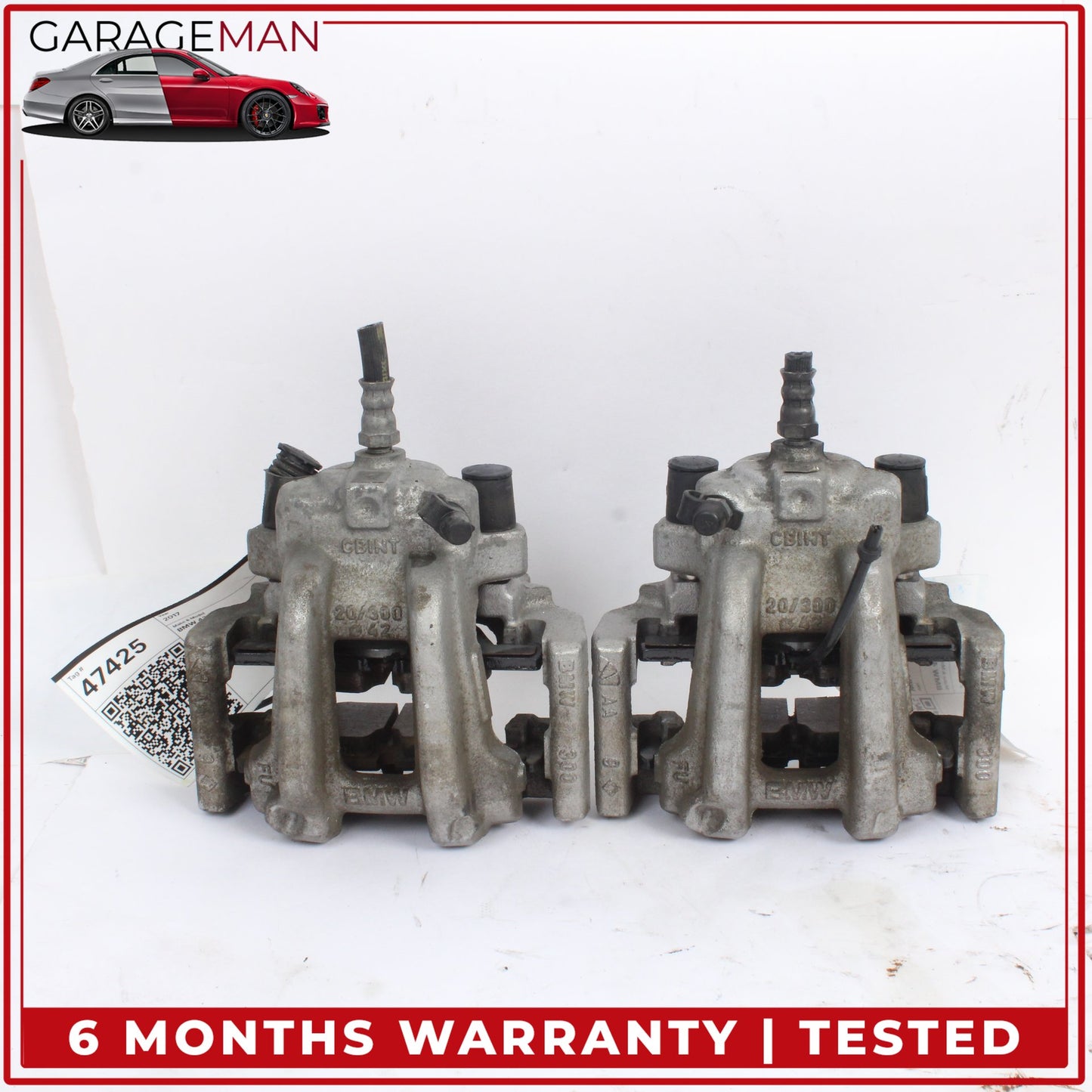 2016-2021 BMW 430i 440i F36 Rear Left and Rear Right Side Brake Caliper Set OEM