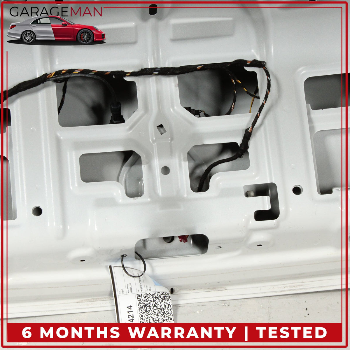 2014-2021 BMW 230i F22 Coupe Rear Trunk Lid Panel Assembly Alpine White OEM
