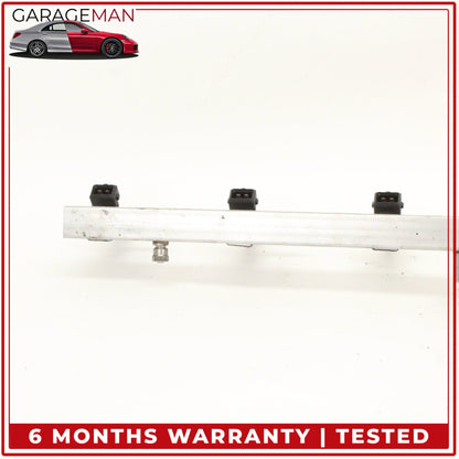 2011-2013 BMW 528i F10 N52 3.0L Fuel Rail w/ Injectors Set 7542541