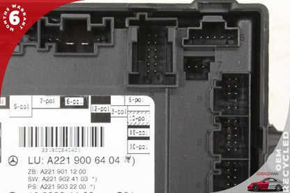 07-13 Mercedes S550 S-Class W221 Right Front Door Control Module 2219007501