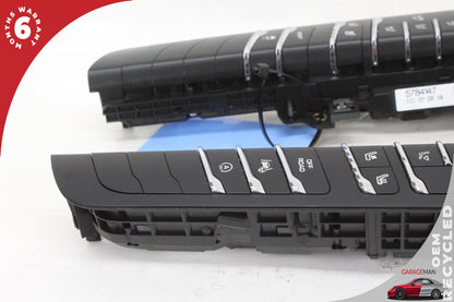 2015-2018 Porsche Macan 95B Center Console Climate Multifunction Switch Control