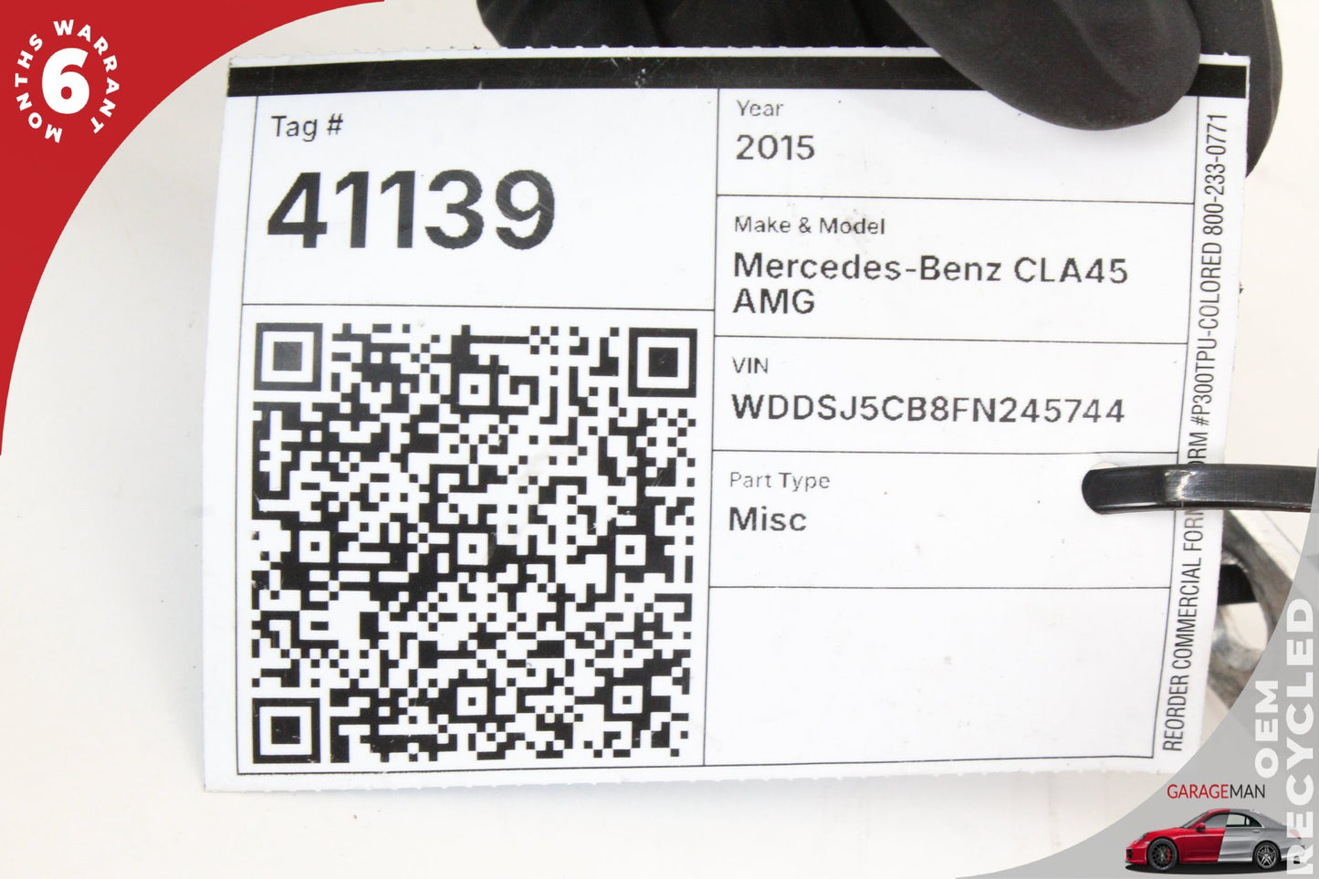 2015 Mercedes-Benz CLA45 AMG w117 AWD Oil Catch Can OEM