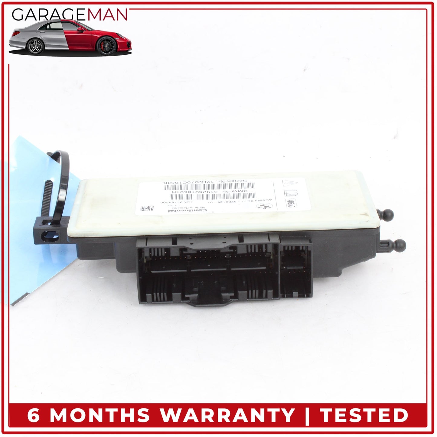 2012-2019 BMW 650i F06 Airbag Air Bag SRS Sensor Module Continental 9280186 OEM