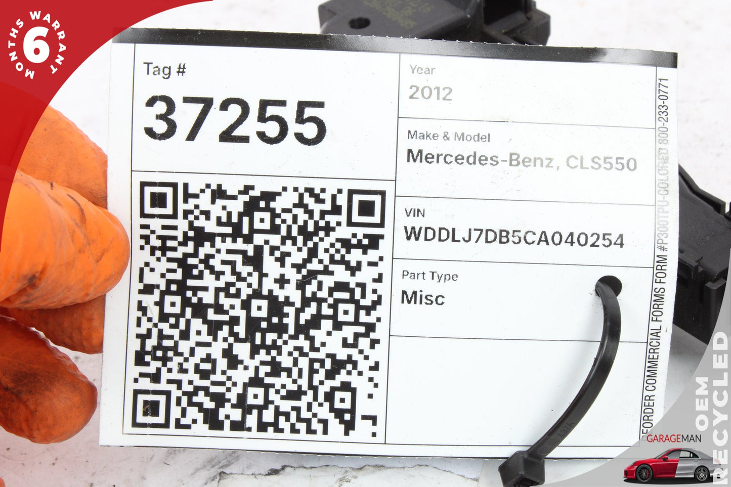08-17 Mercedes-Benz CLS550 W218 Trunk Lid Latch Lock Actuator 2047500261