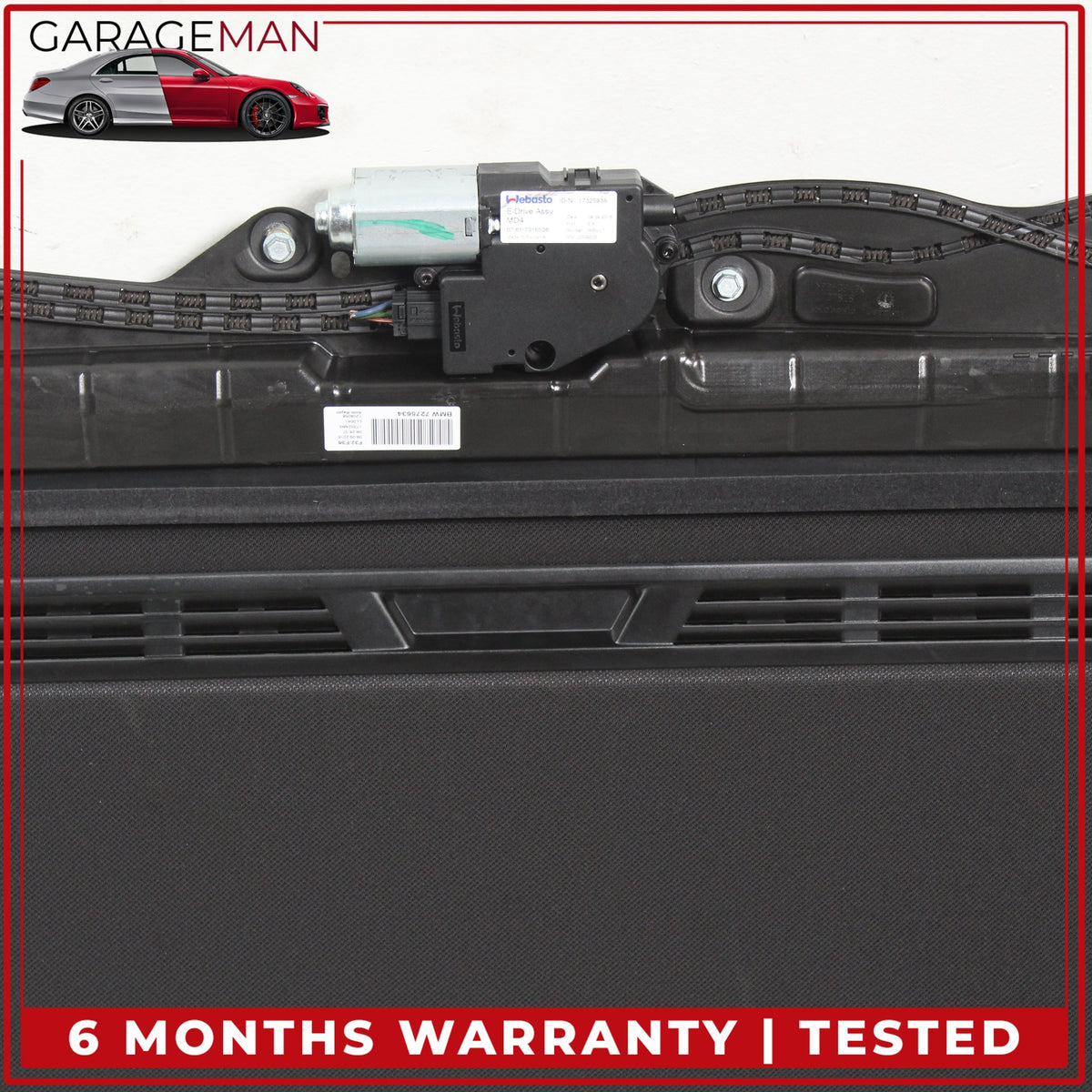 2014-2020 BMW 430i Gran Coupe Panoramic Sunroof Glass Assembly w/ Motor OEM