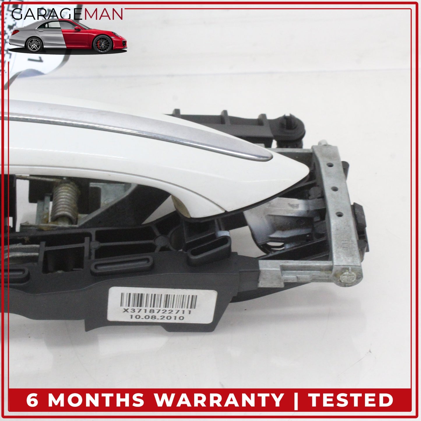 2011-2016 BMW 550i 535i Rear Left Driver Side Exterior Door Handle White OEM