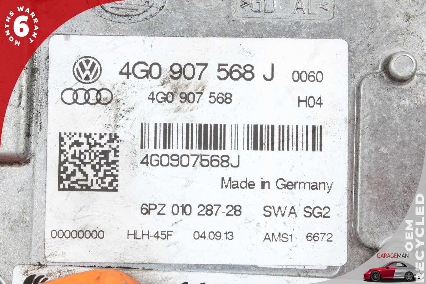 2012-2018 Audi A7 Rear Right Lane Change Assist Blind Spot Sensor 4G0907568J OEM
