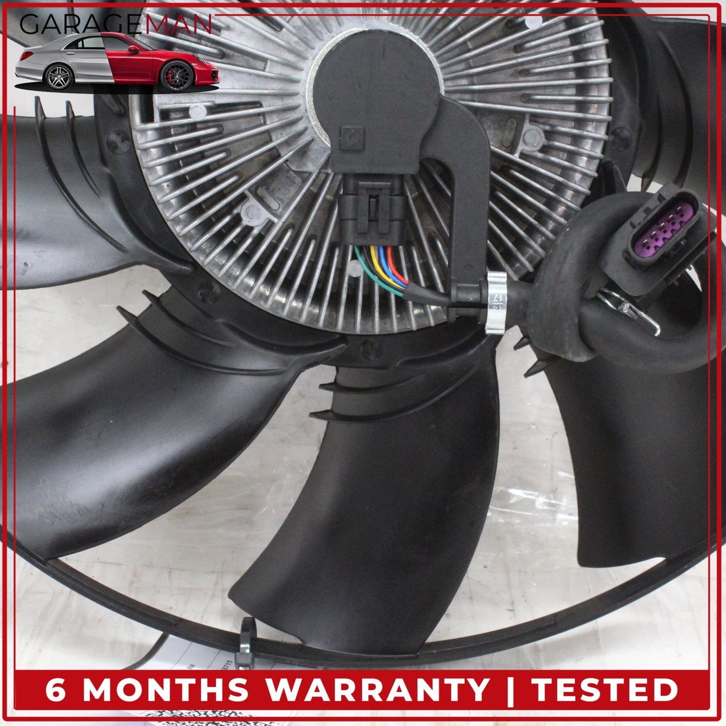 2010-2022 Land Rover LR4 L319 SUV Engine Radiator Cooling Fan Blade w/ Motor OEM