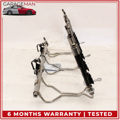 2012-2019 BMW 640i 740i 3.0L N55 Engine Motor Fuel Rail w/ Injectors 7649710 OEM
