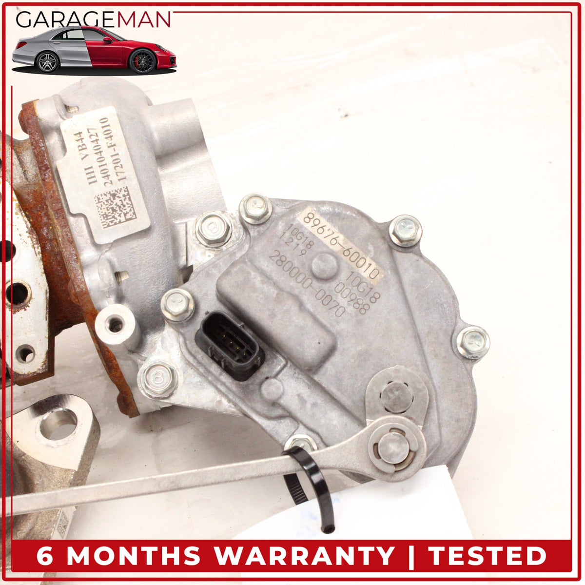 2022-2026 Toyota Tundra Sequoia Lexus LX600 Left Turbocharger 17201F4010 OEM