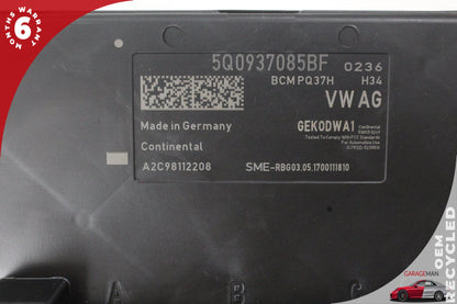 17-20 Audi A3 8V Sedan Electric Power Supply Control Module 5Q0937085BF Genuine
