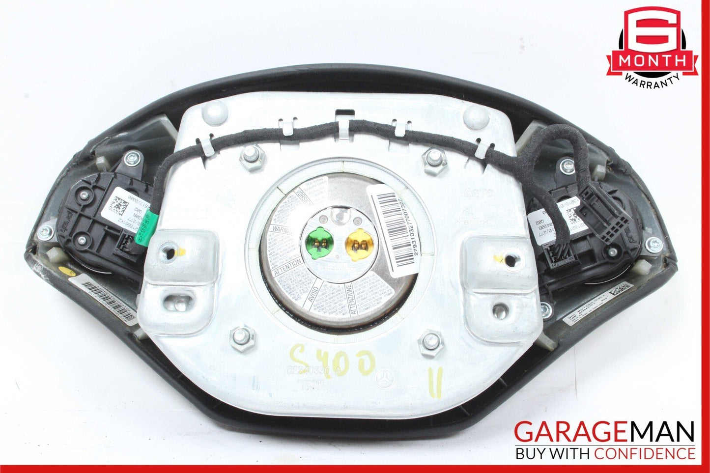 10-14 Mercedes W221 S400 S550 CL550 Steering Wheel Airbag Air Bag Black