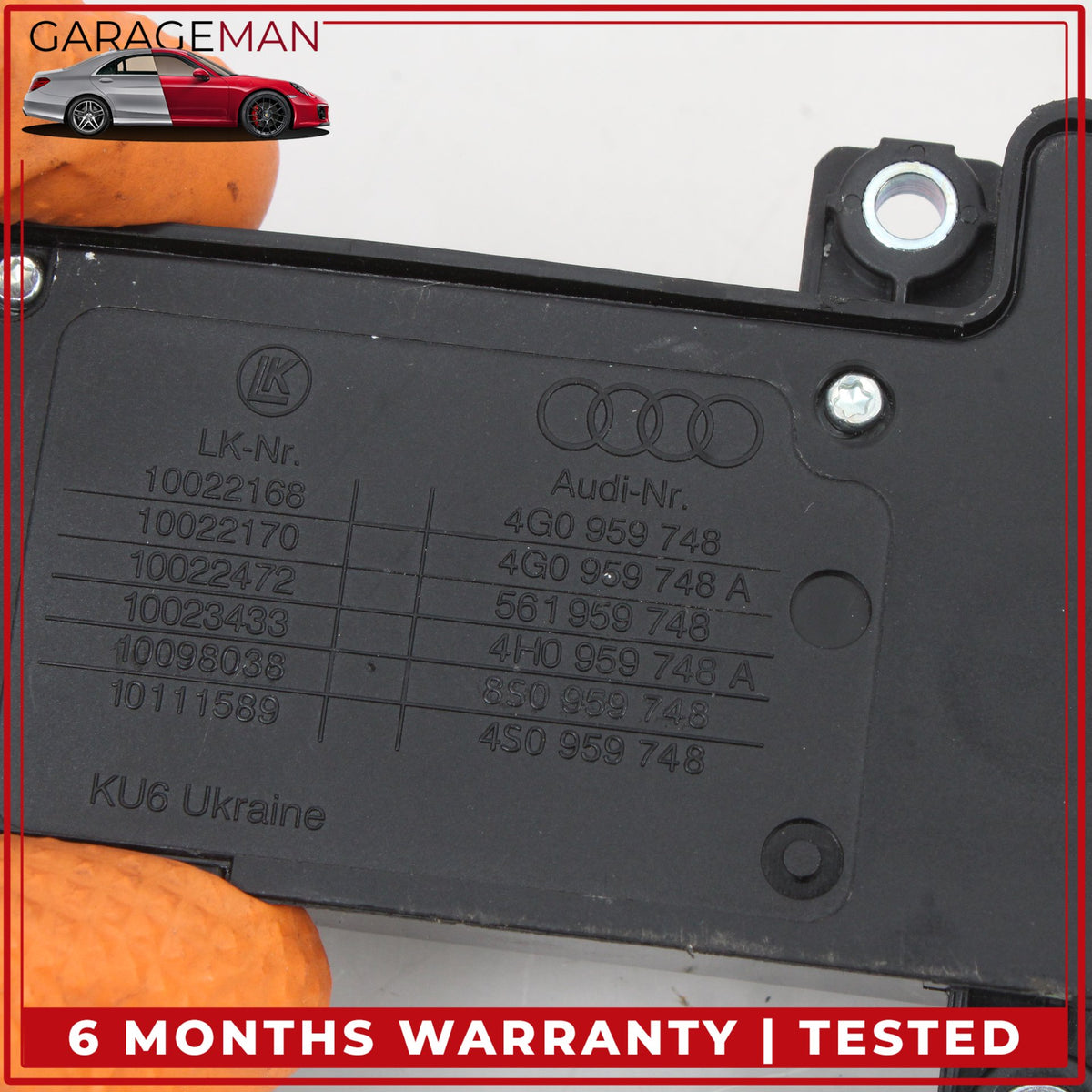 2016-2023 Audi TTS 8S Front Right Side Seat Adjustment Switch 8S0959748 OEM