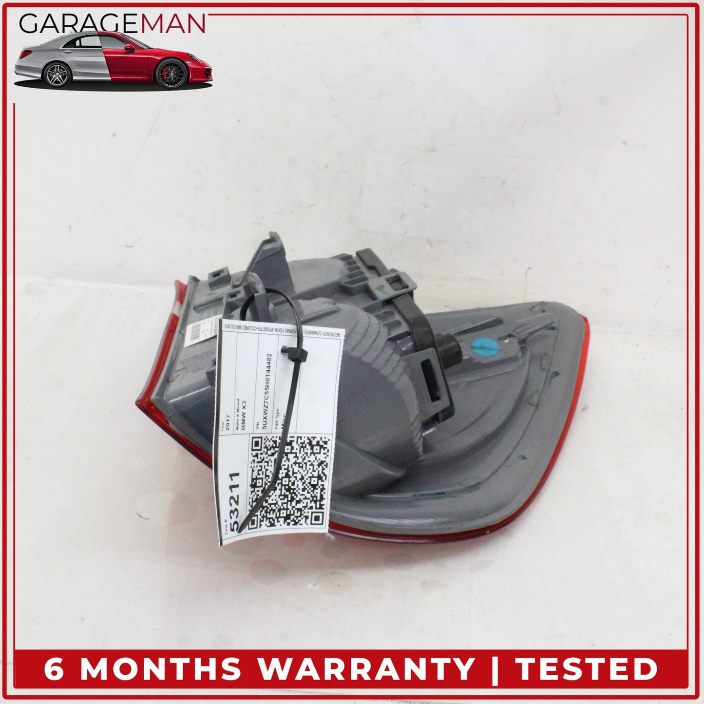 2011-2017 BMW X3 F25 SUV Rear Left Driver Side Outer Tail Light Lamp 7220239 OEM