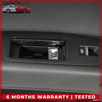 2007-2015 Audi Q7 Rear Left Side Interior Door Trim Panel w/ Sun Shade OEM