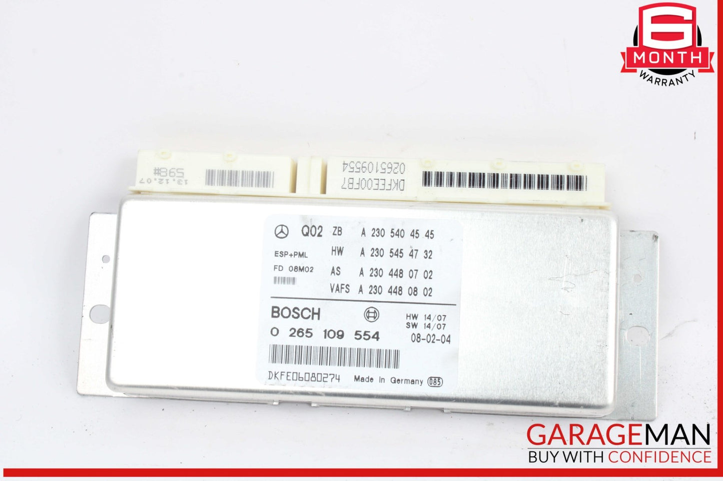 2007-2012 Mercedes SL550 R230 ESP Electronic Stability Control Module 2305404545