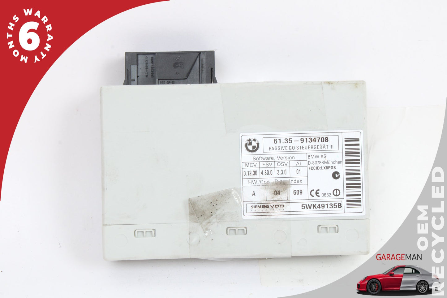 2008-2013 BMW 128i Keyless Key Less Go Entry Control Module Unit 9134708 OEM
