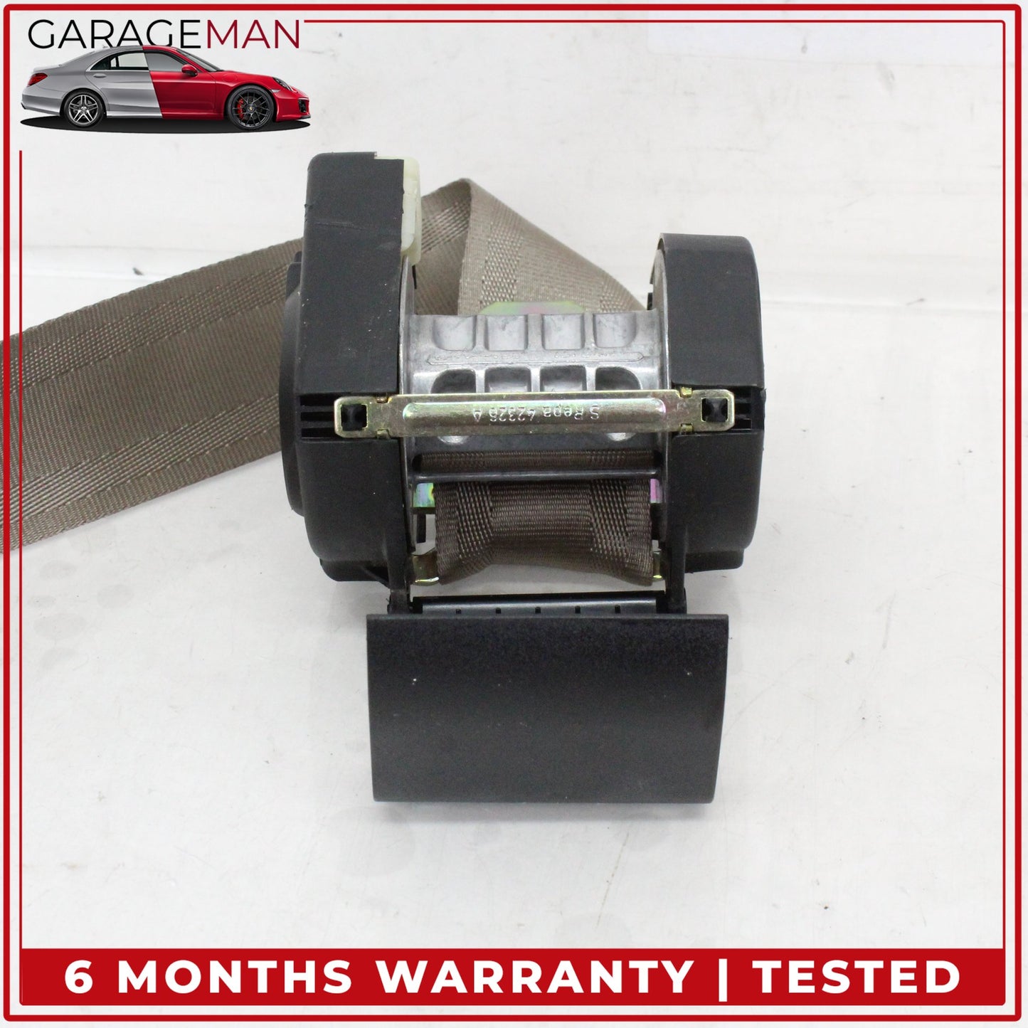 1997-2003 Jaguar XK8 XKR Rear Left or Right Side Seat Belt Retractor Beige OEM