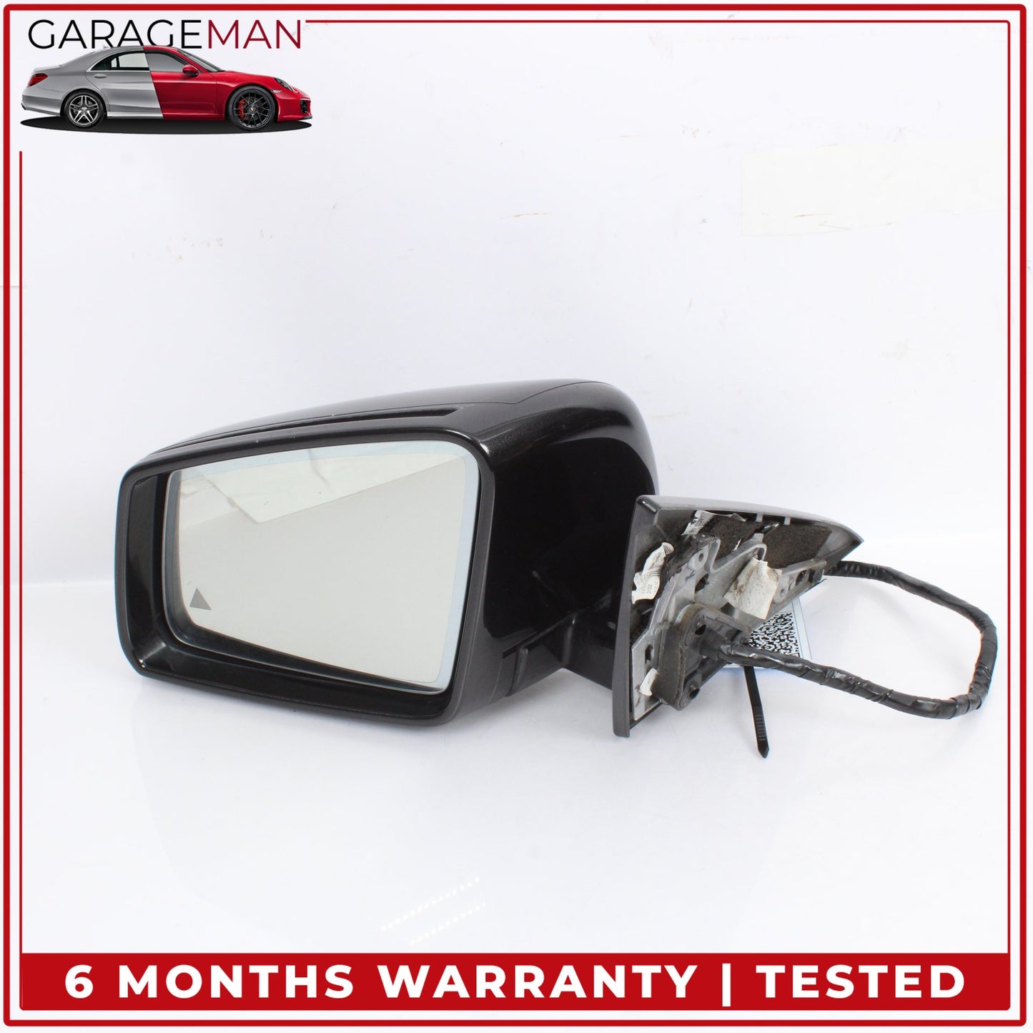 2007-2014 Mercedes-Benz CL550 W216 Coupe Front Left Door Rear View Mirror w/ Blind Spot 2168101776 OEM