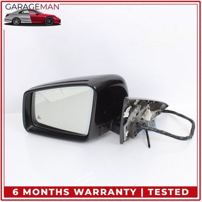 2007-2014 Mercedes-Benz CL550 W216 Coupe Front Left Door Rear View Mirror w/ Blind Spot 2168101776 OEM