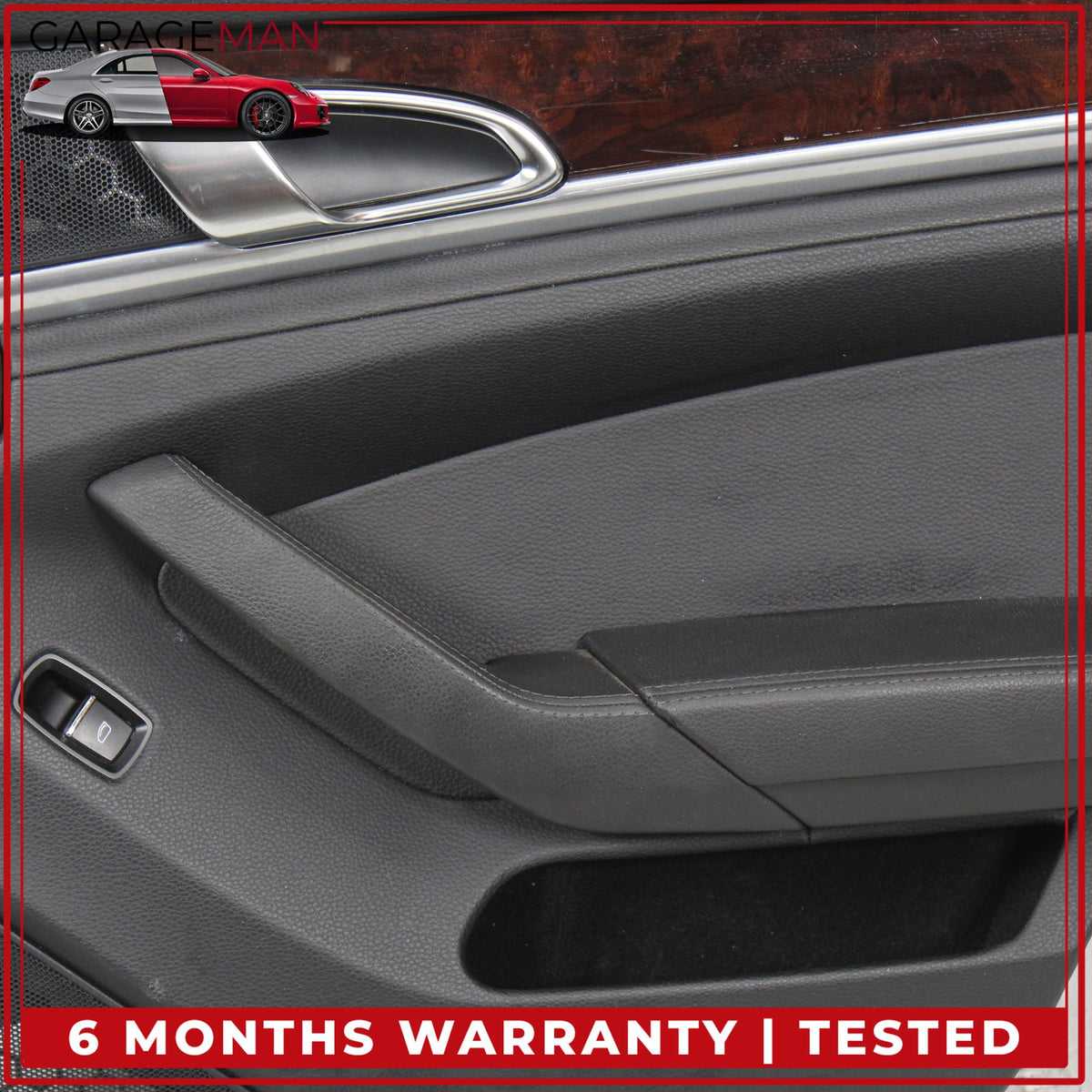 2010-2016 Porsche Panamera 970 Rear Right Side Interior Door Trim Panel OEM