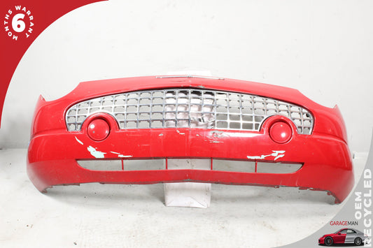 2002-2005 Ford Thunderbird Front Bumper Cover Red w/ Grille Assembly OEM