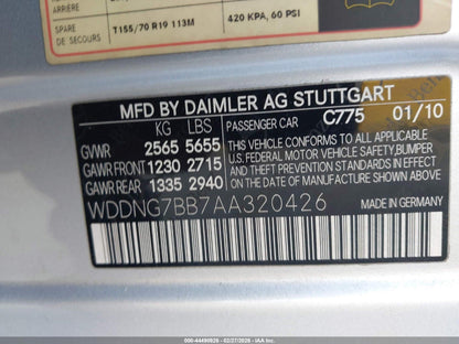 2010 Mercedes-Benz S550 W221