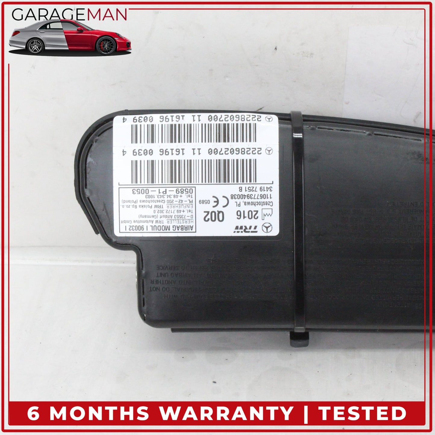 2014-2020 Mercedes W222 S550e Front Left Side Seat Airbag Air Bag 2228602700 OEM