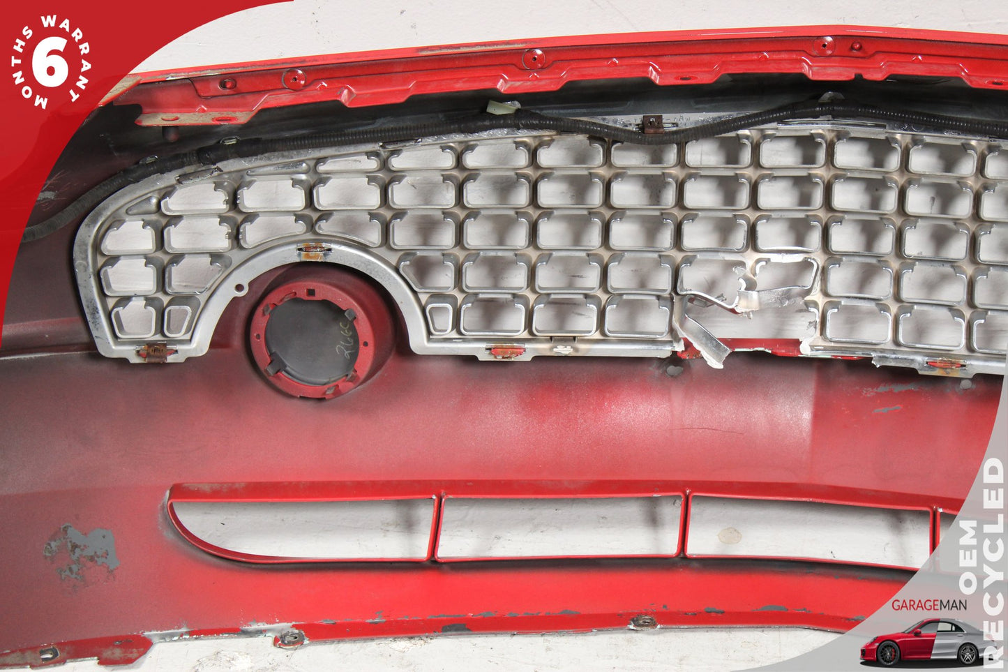 2002-2005 Ford Thunderbird Front Bumper Cover Red w/ Grille Assembly OEM