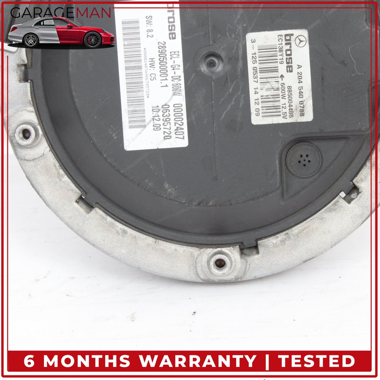 2008-2018 Mercedes W212 E350 GLK350 Engine Radiator Cooling Fan Motor OEM